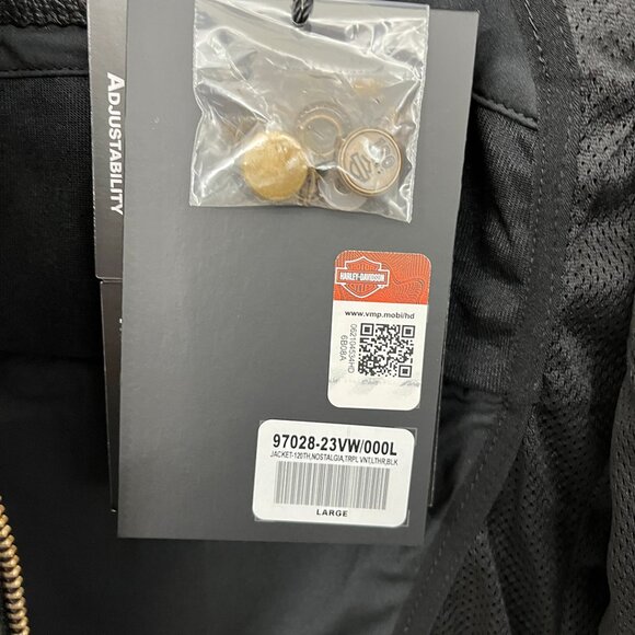 Harley-Davidson® Women's Leather Motorcycle Jacket Large - Picture 13 of 16